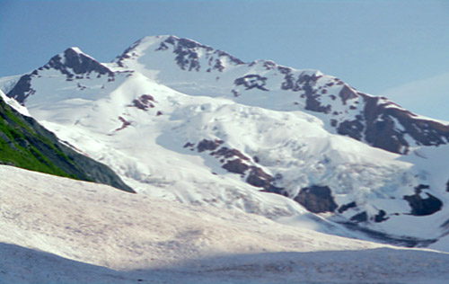 Mountain near Portage Glacier